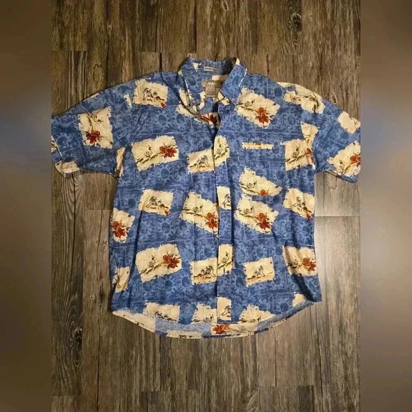 Natural Issue 100% Cotton Wrinkle Free Button Up Size M - Picture 1 of 3